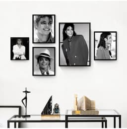 Michael Jackson posters Prints Black and white Wall Painting high Quality Decor Poster Wall Painting Home Decoration