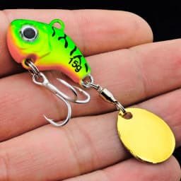 1Pcs Rotating Metal VIB Vibration Bait Spinner Spoon Fishing Lures 5g 10g 15g 20g Jigs Trout Winter Fishing Hard Baits Tackle