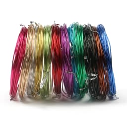 Round Aluminum Wire 1mm/1.2mm/1.5mm/2mm/2.5mm/3mm Versatile Painted Aluminium Metal Wire For DIY Jewelry Finding Accessories