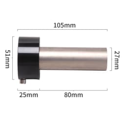 49mm 51mm Removable DB Killer Slip On For R11 R55 R77 Motorcycle Exhaust Escape Pipe Stainless steel Silenciador Muffler Plug