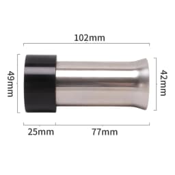 49mm 51mm Removable DB Killer Slip On For R11 R55 R77 Motorcycle Exhaust Escape Pipe Stainless steel Silenciador Muffler Plug