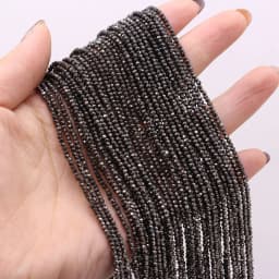 1pcs Natural Stone Beads Small section Bead spinels 2 mm Loose beads for Jewelry Making DIY Bracelet Necklace