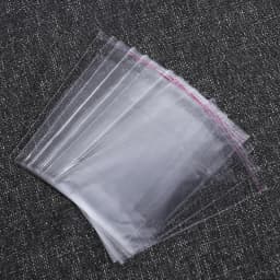 100Pcs Thicken OPP Bag Transparent Self Adhesive Bag Jewelry Cookies Boox Pacakging Supplies Travel Socks Towel Clothing Storage