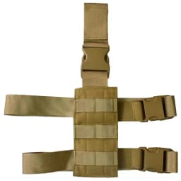 Universal Drop Leg Holster Thigh Platform Tactical MOLLE Gun Holster for Hunting Paintball Panel with Adjustable Molle Straps