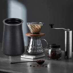 Reusable 3 In 1 Coffee Powder Filter Cup Sieve Cocoa Flour Dustproof Grinder Barista Tools Black, Silver