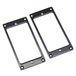 2pcs Guitar Pickup Ring Cover Frame Flat Metal Pickup Mounting Rings 2×2mm for LP/SG Guitar
