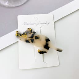 New Cute Cartoon Cat Hairpin Acetate Fiber Hair Clips Bangs Duckbill Clips for Womans Girls Fashion Barrettes Hair Accessories