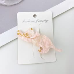 New Cute Cartoon Cat Hairpin Acetate Fiber Hair Clips Bangs Duckbill Clips for Womans Girls Fashion Barrettes Hair Accessories