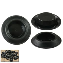 60pcs Flush Mount Black Plastic Hole Plug Assortment Auto Body Sheet Metal With Depressed Center Type And Flush Type car accesso