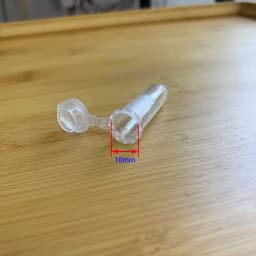 50 Pcs/set of 2ML Scientific Experiment Equipment Centrifuge Tube Transparent Plastic Sample Storage Container with Graduation