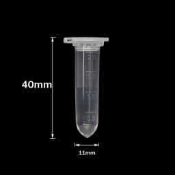 50 Pcs/set of 2ML Scientific Experiment Equipment Centrifuge Tube Transparent Plastic Sample Storage Container with Graduation