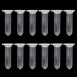 50 Pcs/set of 2ML Scientific Experiment Equipment Centrifuge Tube Transparent Plastic Sample Storage Container with Graduation