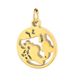 5pcs Stainless Steel Tiger Charms Fit Jewelry Making Animal Geometry Wolf Pendant Charms Makings Necklaces For DIY Handmade