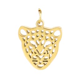 5pcs Stainless Steel Tiger Charms Fit Jewelry Making Animal Geometry Wolf Pendant Charms Makings Necklaces For DIY Handmade