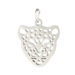 5pcs Stainless Steel Tiger Charms Fit Jewelry Making Animal Geometry Wolf Pendant Charms Makings Necklaces For DIY Handmade