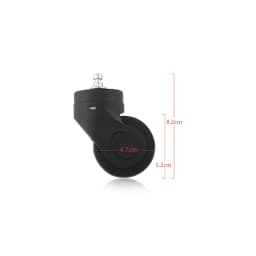 Silent Universal Wheels for Luggage Accessories, Detachable Wheels for Suitcases and Bags.
