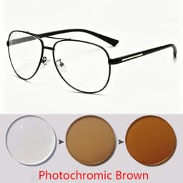 Men's Driving Prescription Lenses Sunglasses Polarized Cat Eyes Anti-Glare Short-sight Sun Glasses For Male 0 -0.5 -0.75 To -6.0