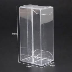 10/20/30/50pcs 1/64 Car Model Toy Transparent PVC Box Wheel Dustproof Storage Wedding Favor Party Decor Clear Gift Display Case