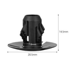 10Pcs Car Auto Trunk Cover Lining Trim Rear Tailgate Plastic Fasteners Clips for Mercedes-Benz C63 C180 C200 CLA E200