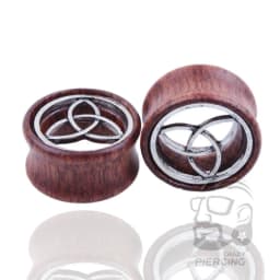 2pcs Wood Flesh Ear Plugs Tunnels Ear Piercings Earlets Saddle Woodern Earring Expander Gauge Double Flare Body Jewelry Piercing