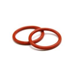 10Pcs CS 2mm-2.4mm Red Silicone VMQ O-Ring Gasket Food Grade Sealing Ring Waterproof and Insulated OD 5 ~90mm