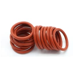 10Pcs CS 2mm-2.4mm Red Silicone VMQ O-Ring Gasket Food Grade Sealing Ring Waterproof and Insulated OD 5 ~90mm