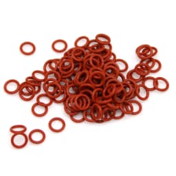 10Pcs CS 2mm-2.4mm Red Silicone VMQ O-Ring Gasket Food Grade Sealing Ring Waterproof and Insulated OD 5 ~90mm