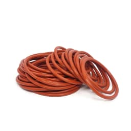 10Pcs CS 2mm-2.4mm Red Silicone VMQ O-Ring Gasket Food Grade Sealing Ring Waterproof and Insulated OD 5 ~90mm