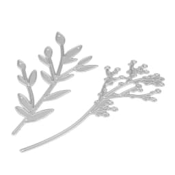 2pcs/set Branches DIY Metal Cutting Dies Scrapbooking Album Photo Decorative Embossing Crafts Paper Card