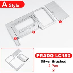 2010-2017 For Toyota Land Cruiser Prado 150 Lc150 Fj150 Upgrade Interior Decoration Accessories Stainless Steel Gearbox Cover