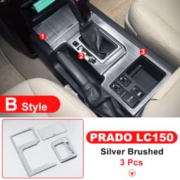 2010-2017 For Toyota Land Cruiser Prado 150 Lc150 Fj150 Upgrade Interior Decoration Accessories Stainless Steel Gearbox Cover
