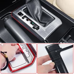 2010-2017 For Toyota Land Cruiser Prado 150 Lc150 Fj150 Upgrade Interior Decoration Accessories Stainless Steel Gearbox Cover