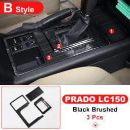 2010-2017 For Toyota Land Cruiser Prado 150 Lc150 Fj150 Upgrade Interior Decoration Accessories Stainless Steel Gearbox Cover