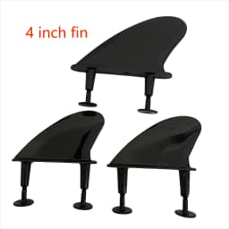 1Pic/3Pcs Soft Surfing Fins Plastic Soft Tail Fin With Replacement 6 Fins Screw Longboard Softboard Surf Accessories