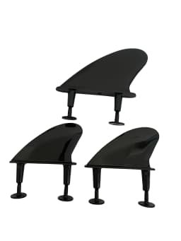 1Pic/3Pcs Soft Surfing Fins Plastic Soft Tail Fin With Replacement 6 Fins Screw Longboard Softboard Surf Accessories