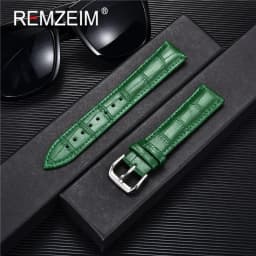 Genuine Leather Watchbands 14/16/18/20/22mm Watch Band Strap Steel Pin Buckle High Quality Wrist Belt Bracelet + Tool