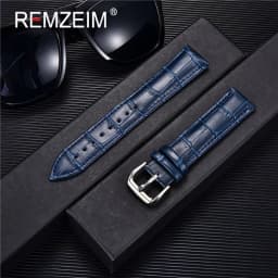 Genuine Leather Watchbands 14/16/18/20/22mm Watch Band Strap Steel Pin Buckle High Quality Wrist Belt Bracelet + Tool