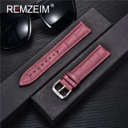 Genuine Leather Watchbands 14/16/18/20/22mm Watch Band Strap Steel Pin Buckle High Quality Wrist Belt Bracelet + Tool