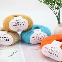 25g Soft Mohair Wool And Angora Cashmere Hand Woven Crochet Thread DIY Material for Clothing Decoration Packaging
