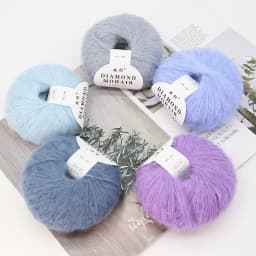 25g Soft Mohair Wool And Angora Cashmere Hand Woven Crochet Thread DIY Material for Clothing Decoration Packaging