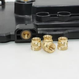 M2 M3 M4 M5 M6 Brass Heat Set Insert Nut Hot Melt Knurled Threaded Injection Insert Double Twill Embedment Copper Nut 3D Print