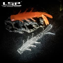 LSP 8Pcs/Bag 2.5 Inch Floating Soft Shrimp Soft Crawfish Bait Floating NED Rig Drop Shot Shrimp Lure with Fish Attractant