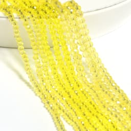2mm/3mm/4mm Mixed Color Clear Crystal Rondel Beads Faceted Glass Spacer Beads For Jewelry Making DIY Bracelet Necklace Supplies