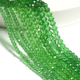 2mm/3mm/4mm Mixed Color Clear Crystal Rondel Beads Faceted Glass Spacer Beads For Jewelry Making DIY Bracelet Necklace Supplies