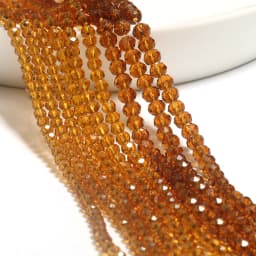 2mm/3mm/4mm Mixed Color Clear Crystal Rondel Beads Faceted Glass Spacer Beads For Jewelry Making DIY Bracelet Necklace Supplies
