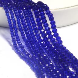 2mm/3mm/4mm Mixed Color Clear Crystal Rondel Beads Faceted Glass Spacer Beads For Jewelry Making DIY Bracelet Necklace Supplies