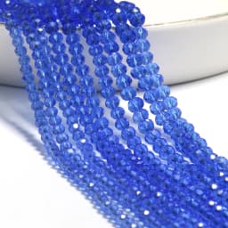 2mm/3mm/4mm Mixed Color Clear Crystal Rondel Beads Faceted Glass Spacer Beads For Jewelry Making DIY Bracelet Necklace Supplies
