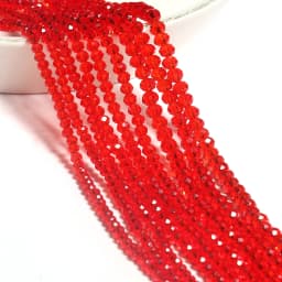 2mm/3mm/4mm Mixed Color Clear Crystal Rondel Beads Faceted Glass Spacer Beads For Jewelry Making DIY Bracelet Necklace Supplies