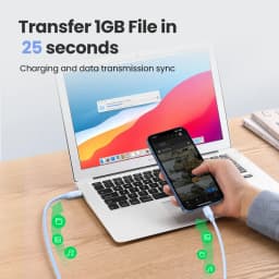 UGREEN MFi Silicone Type C to Lightning Cable for iPhone 11 14 13 12 Pro Max USB C Fast Charging for iPad iPhone Charge Cable