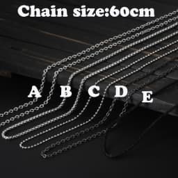 316L Stainless Steel Fashion Retro 3D Rose Men's Pendant Necklace European and American Trendy Men's Jewelry Couple Gifts